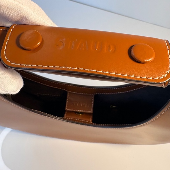 Staud Moon Bag in brown leather. Authentic. - Picture 6 of 14